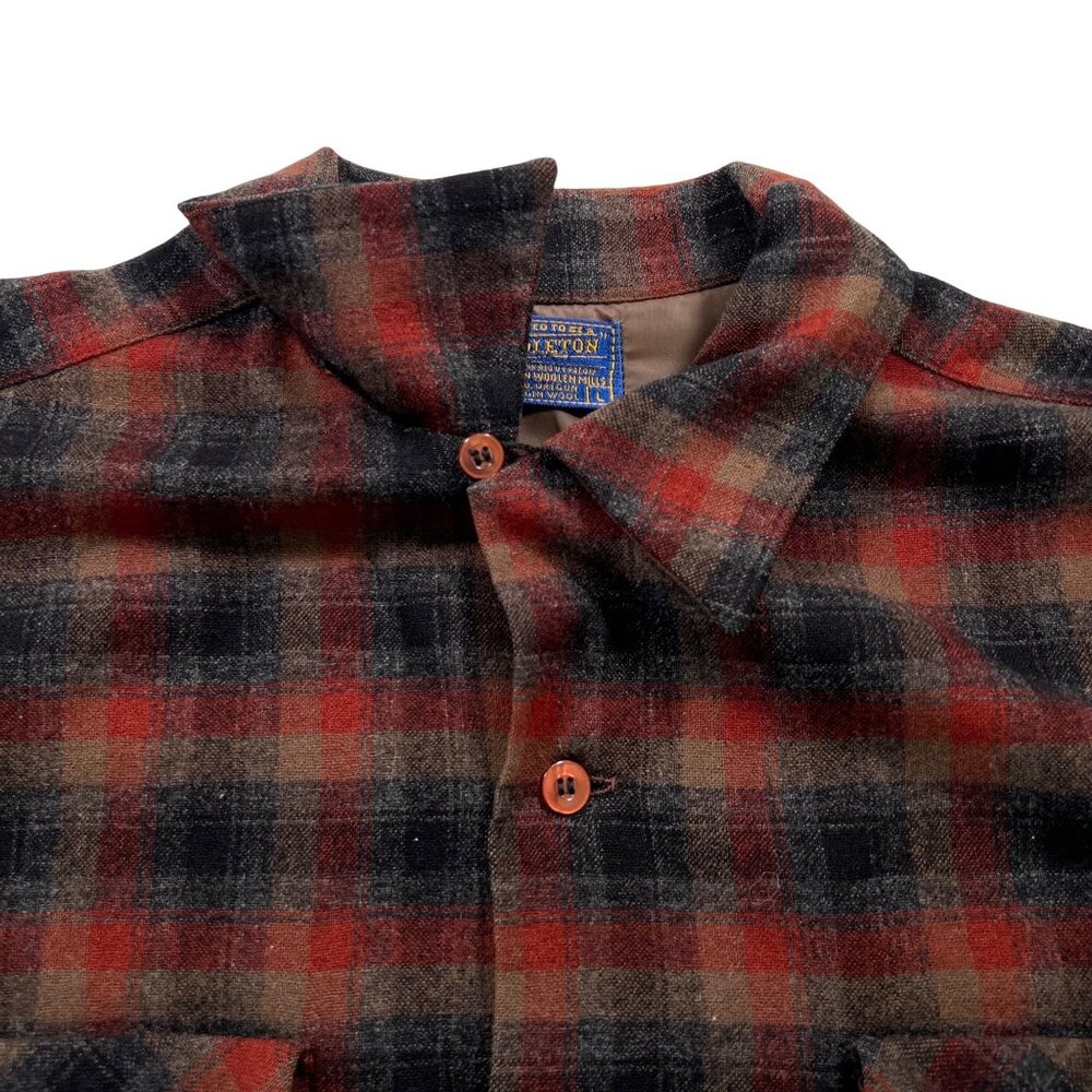 Vintage 1962 Pendleton Board Shirt Loop Button Co… - image 4